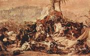 Francesco Hayez The Seventh Crusade against Jerusalem France oil painting artist